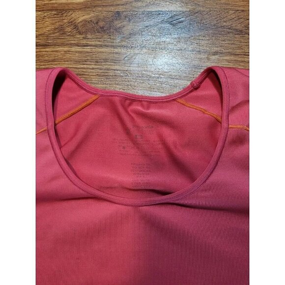 Patagonia Common Threads Short Sleeve‎ Workout Shirt Pink 45605 Womens M - Picture 3 of 4